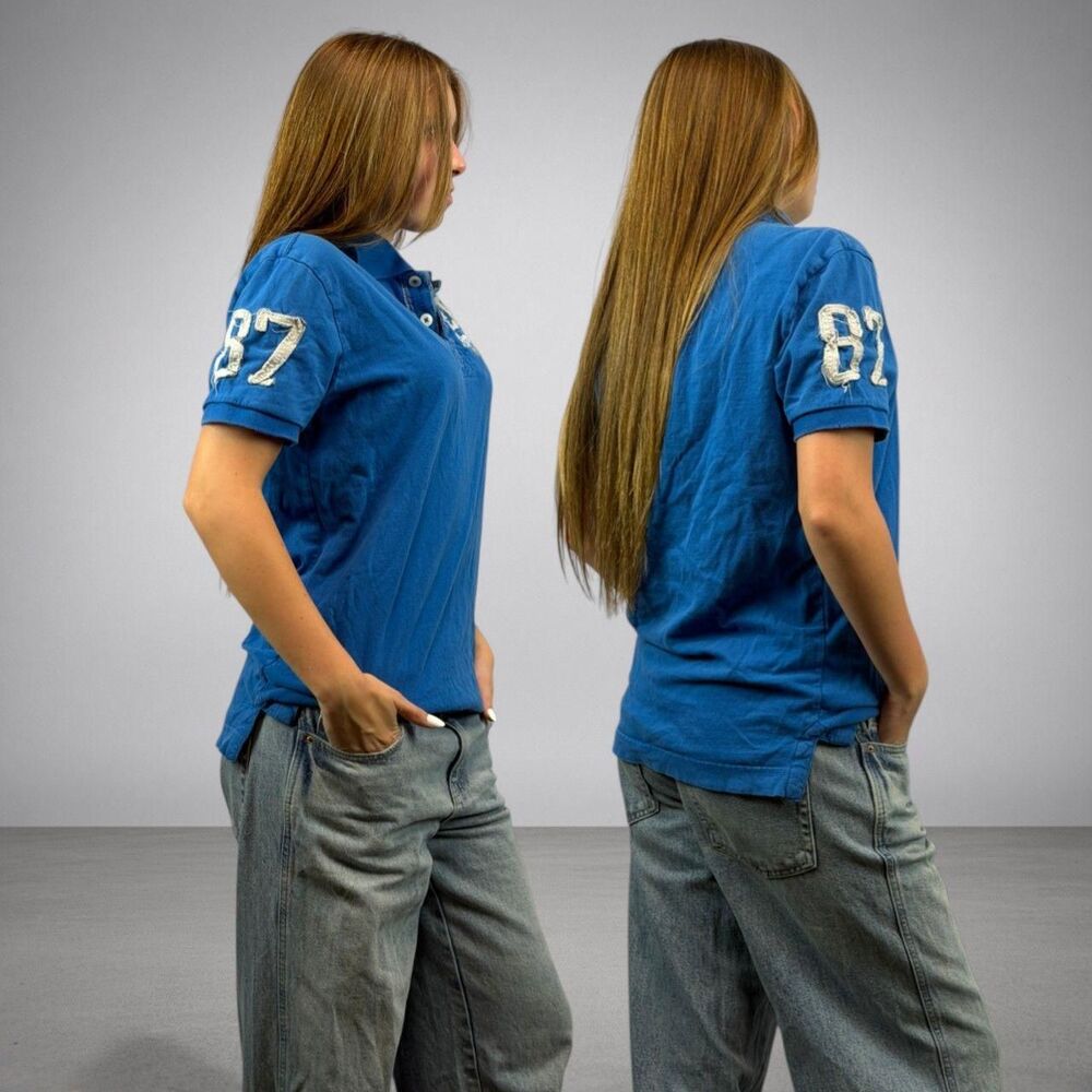 Aeropostale Women's Blue Polo-shirts